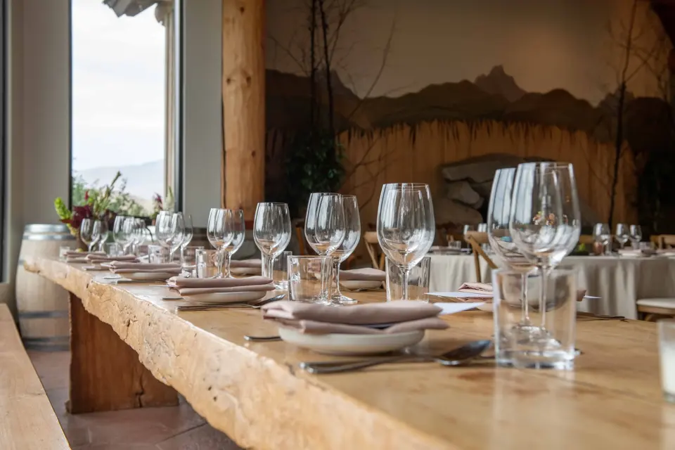 Cascade Room farm table