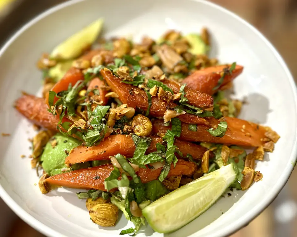Roasted carrot salad