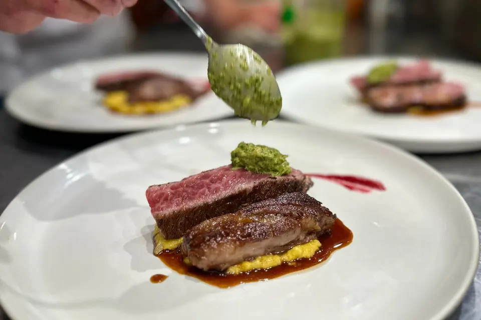 Seasonal entrée by Chef Jason Wilson