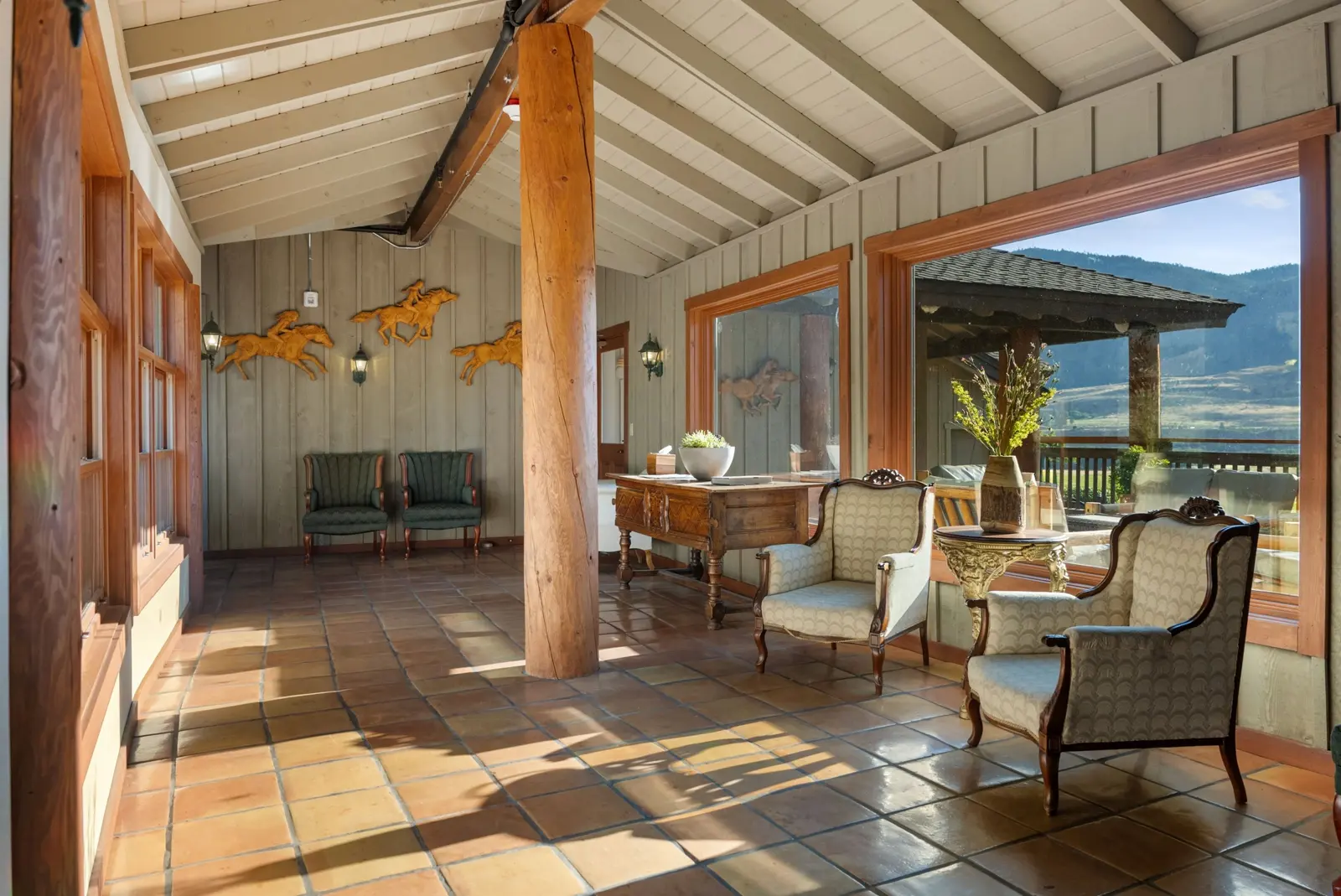 Sunroom deck view