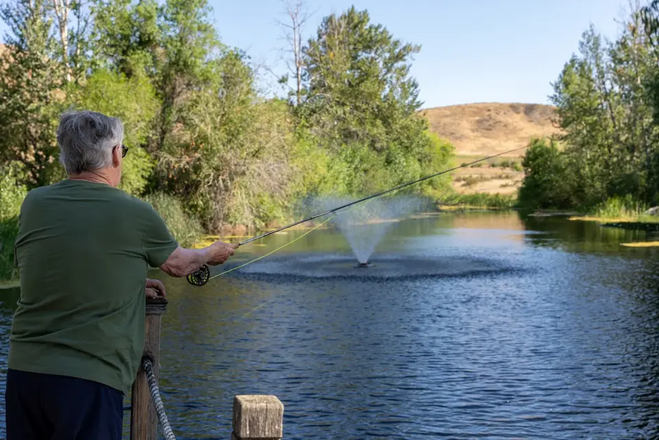 The private trout pond