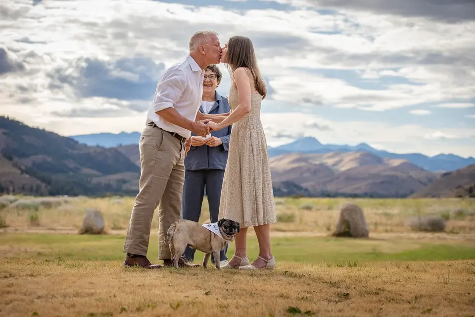 Couple on the ranch